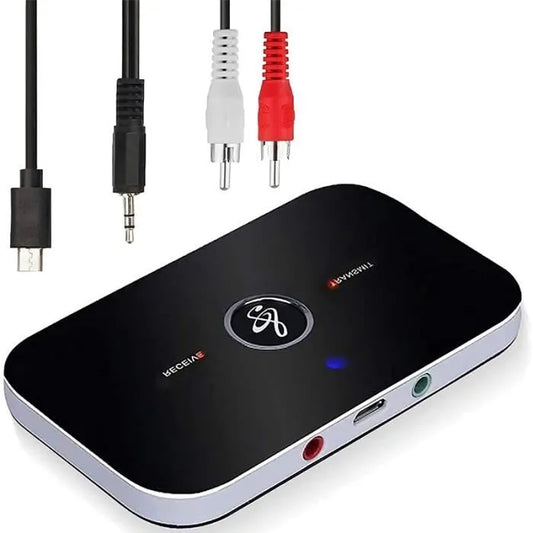 Bluetooth Transmitter Receiver 5.0 Bluetooth Audio Transmitter Receiver 2 in 1 with 3.5mm Audio Output Adapter/Converter